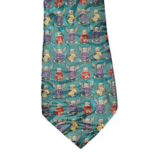 𝅺Green patterned tie NEW